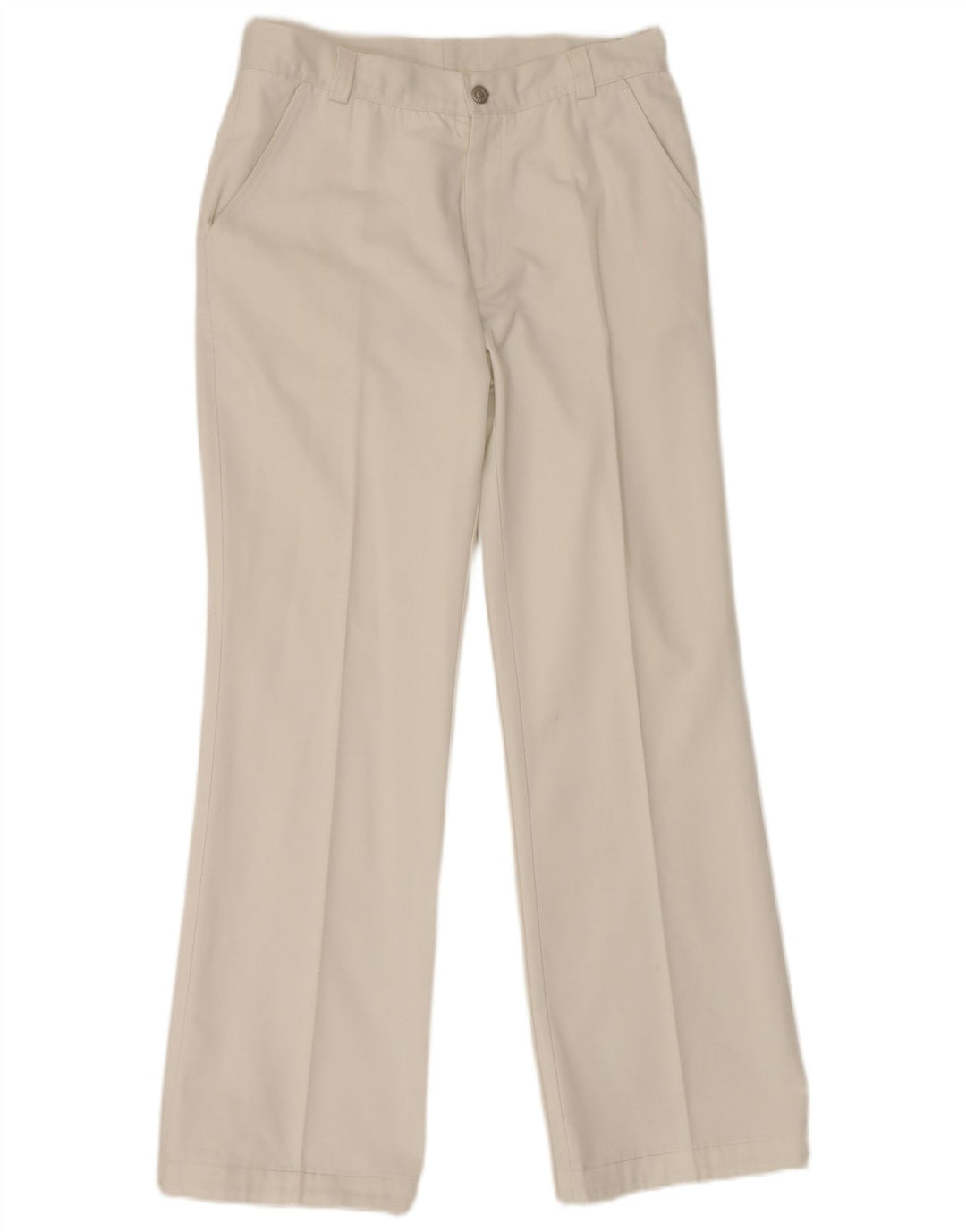 Energie Womens Straight Chino Trousers W36 L33 White Polyester