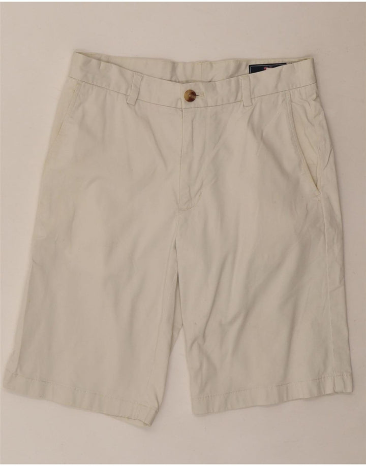 VINEYARD VINES Mens Chino Shorts W30 Medium White Cotton
