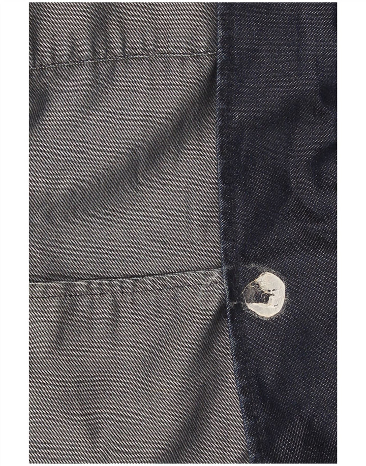 Engelbert Strauss Mens Denim Jacket UK 46 3XL Blue Cotton