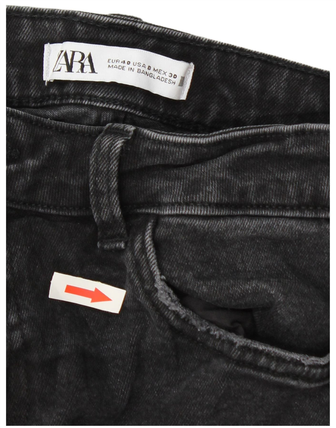 Zara Womens Skinny Jeans EU 40 Medium W30 L27 Grey