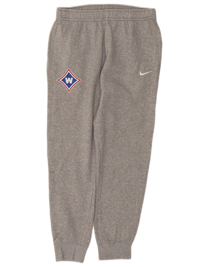 Nike Mens Washington Nationals Tracksuit Trousers Joggers Medium Grey
