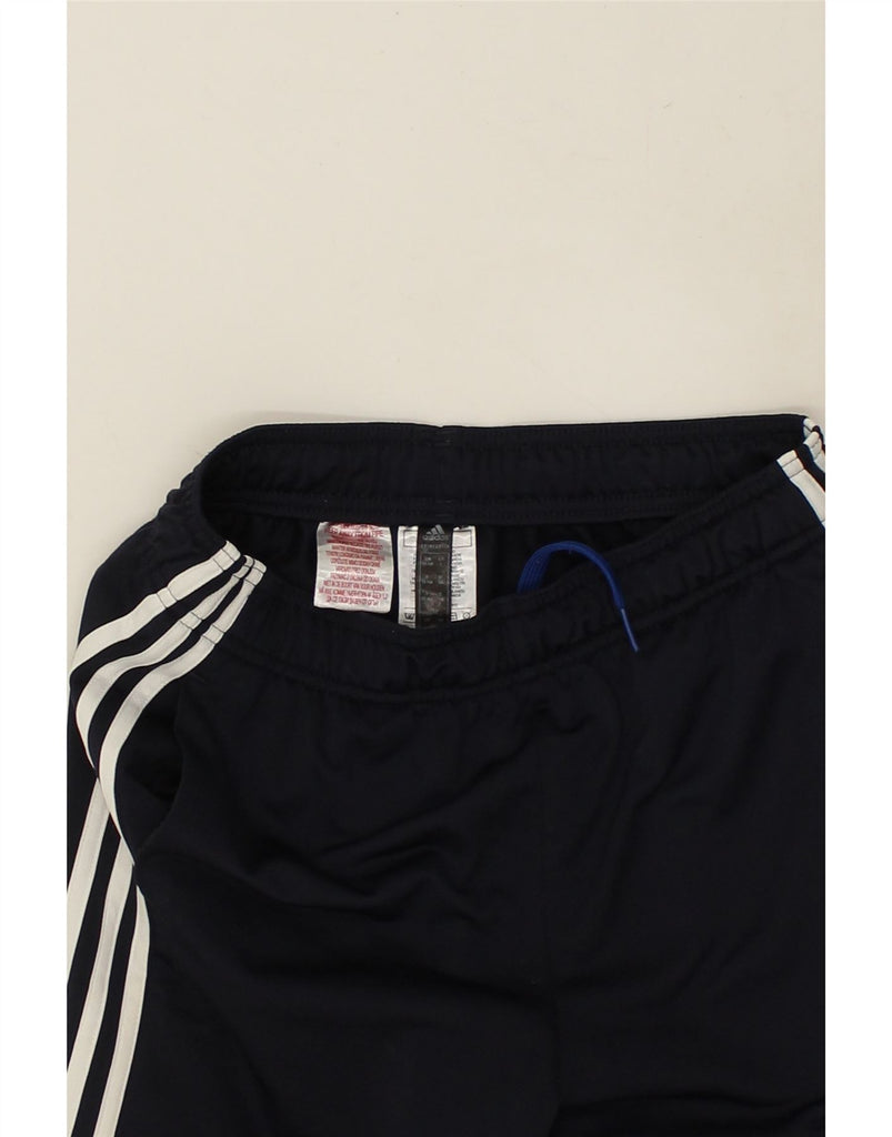 ADIDAS Boys Tracksuit Trousers Joggers 13-14 Years Navy Blue Polyester | Vintage Adidas | Thrift | Second-Hand Adidas | Used Clothing | Messina Hembry 