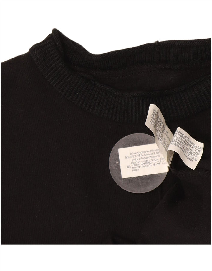 Zara Womens Jumper Dress UK 14 Medium Black Polyester