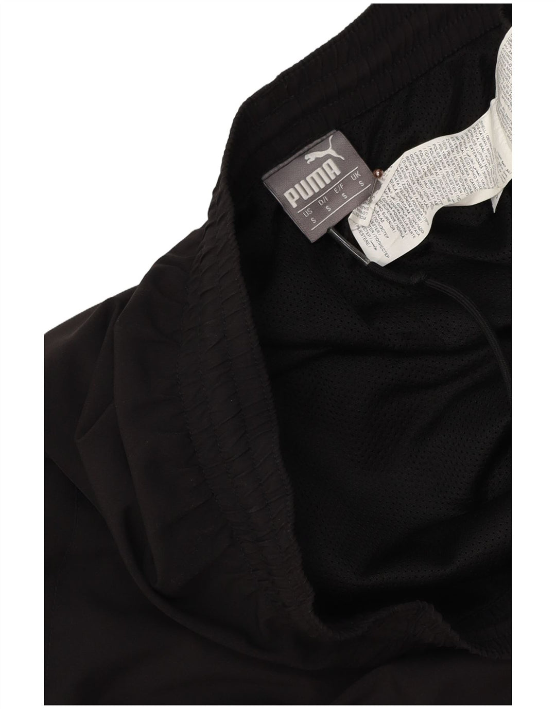 PUMA Mens Tracksuit Trousers Small Black Polyester