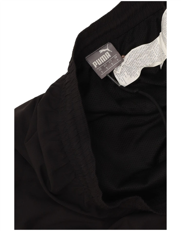 PUMA Mens Tracksuit Trousers Small Black Polyester