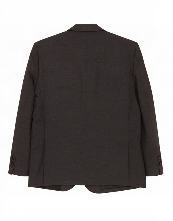 Marks & Spencer Mens 2 Button Blazer Jacket UK 42 Large Grey Polyester