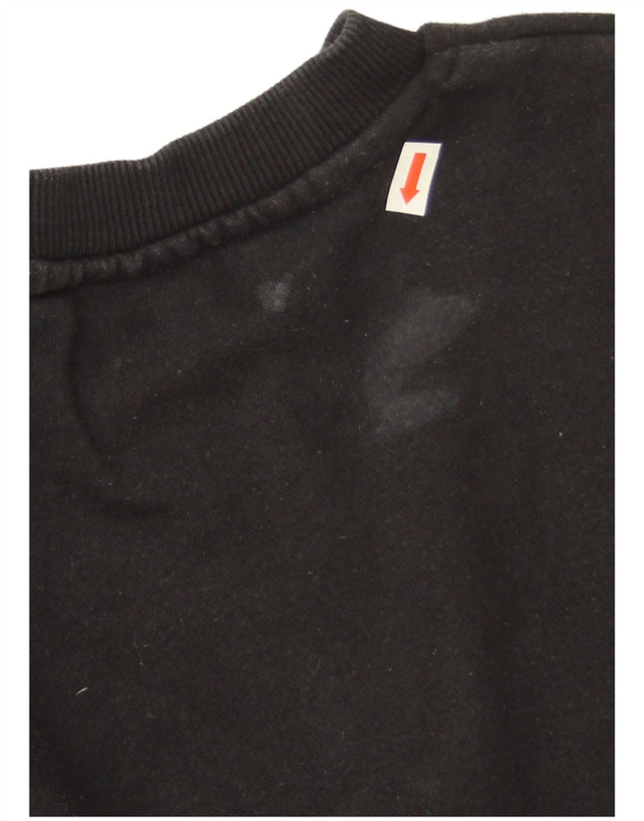 Nike Girls Graphic Oversized Sweatshirt Jumper 12-13 Years Large Black