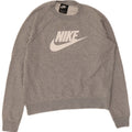 Nike Mens Graphic Sweatshirt Jumper Small Grey Flecked Cotton