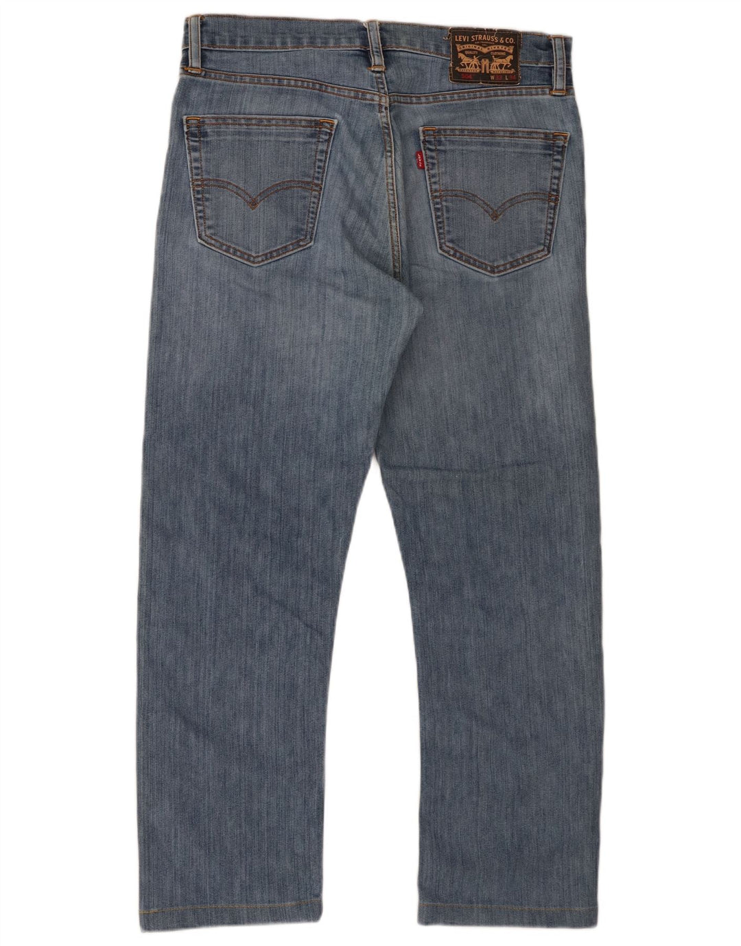Levi's Mens 504 Straight Jeans  W33 L27 Blue Cotton