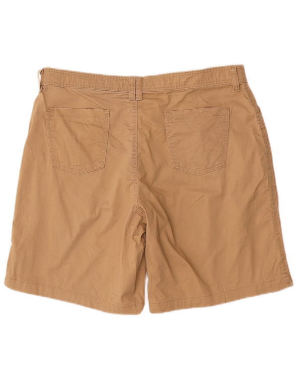Lee Womens Casual Shorts US 12 Large W34  Beige Cotton