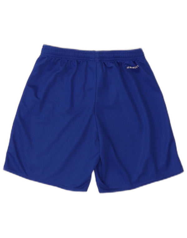 Adidas Boys Aeroready Sport Shorts 11-12 Years  Blue Polyester