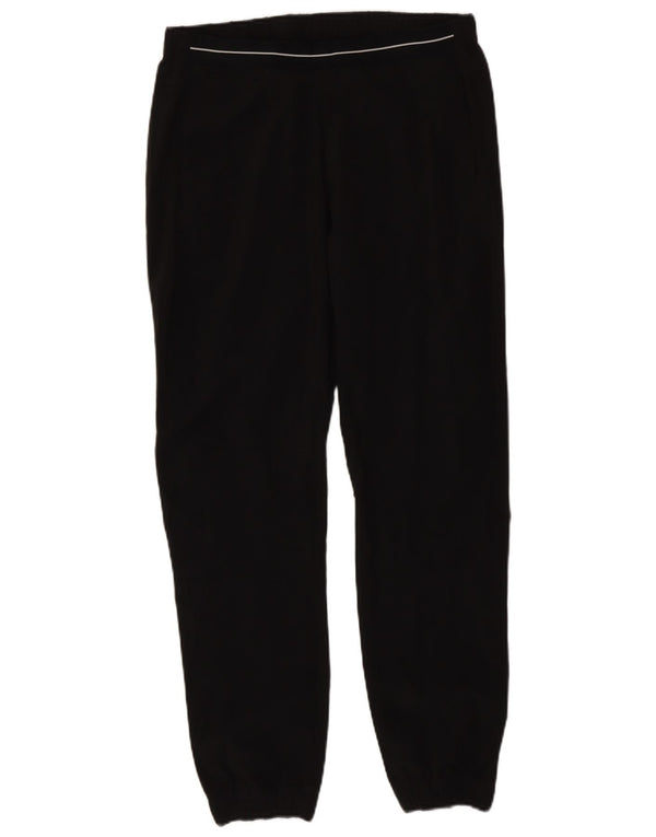 Adidas Womens Tracksuit Trousers Joggers UK 10 Small Black Nylon