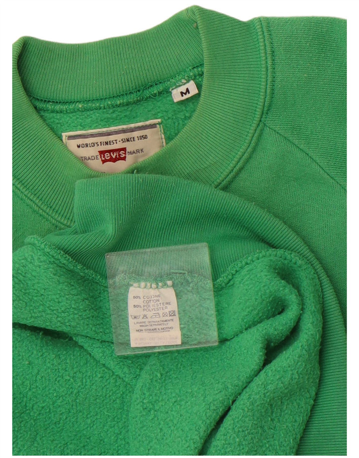 LEVI'S Mens Sweatshirt Jumper Medium Green Cotton