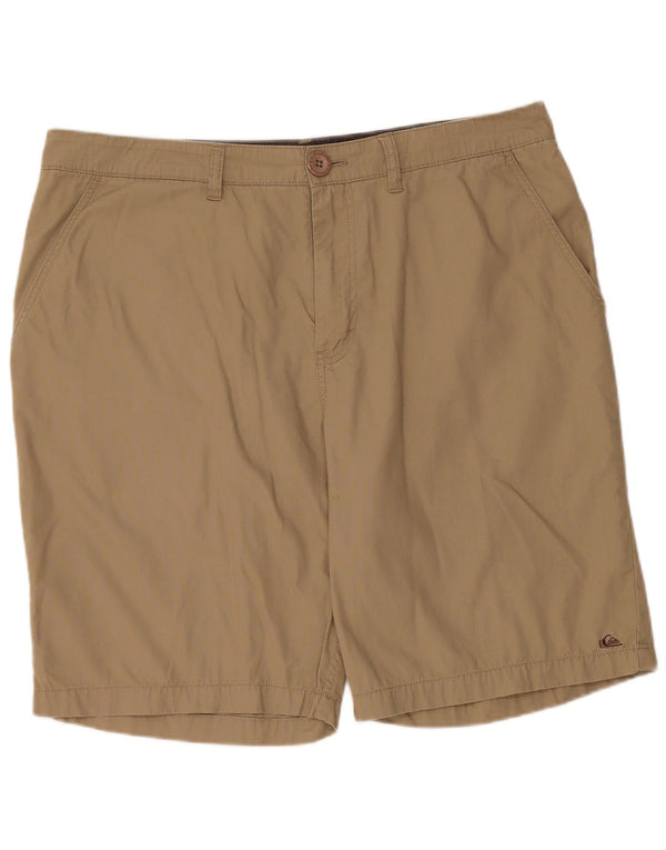 Quiksilver Mens Chino Shorts W36 Large Beige Cotton