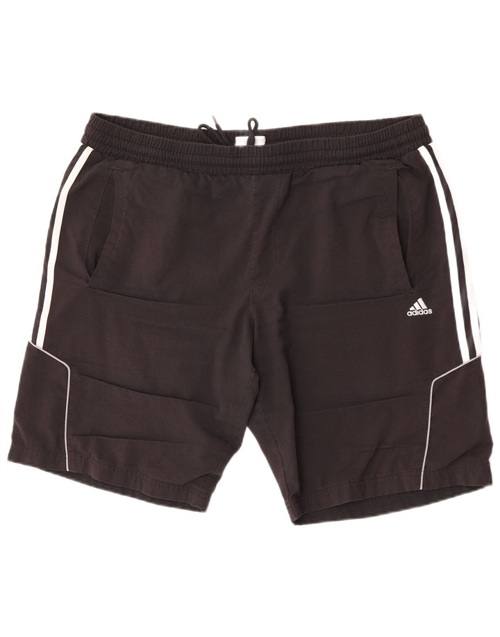 Adidas Mens Sport Shorts Large Black Polyester