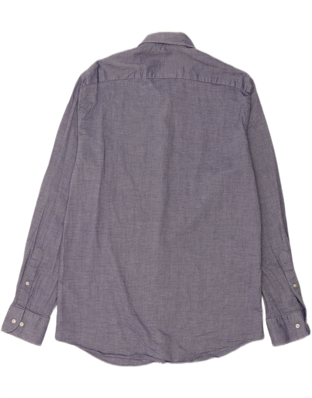 Tommy Hilfiger Mens Shirt Size 42 16 1/2 Medium Navy Blue Geometric