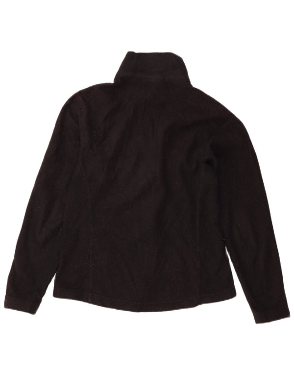 Patagonia Womens Fleece Jacket UK 10 Small Black Polyester
