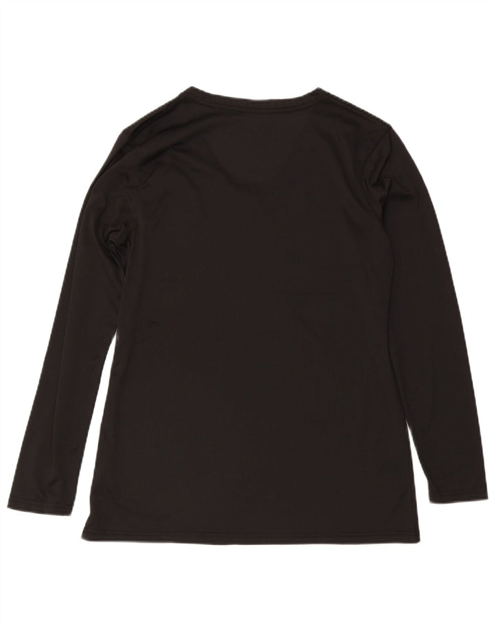 Carhartt Womens Top Long Sleeve UK 16 Large Black Polyester