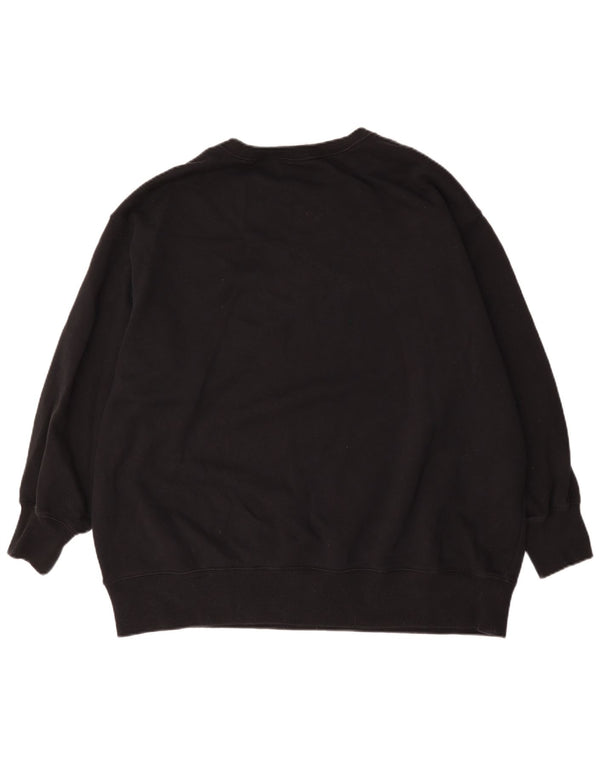 Nike Mens Sweatshirt Jumper 2XL Black Cotton