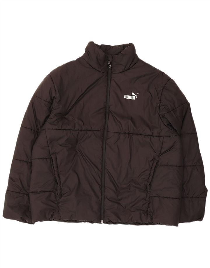 Puma Mens Padded Jacket UK 42 XL Black Polyester