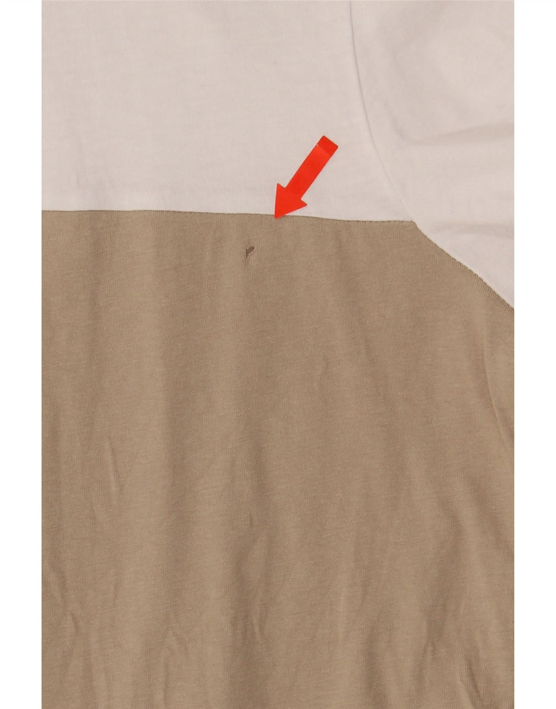 Champion Mens T-Shirt Top Large White Colourblock