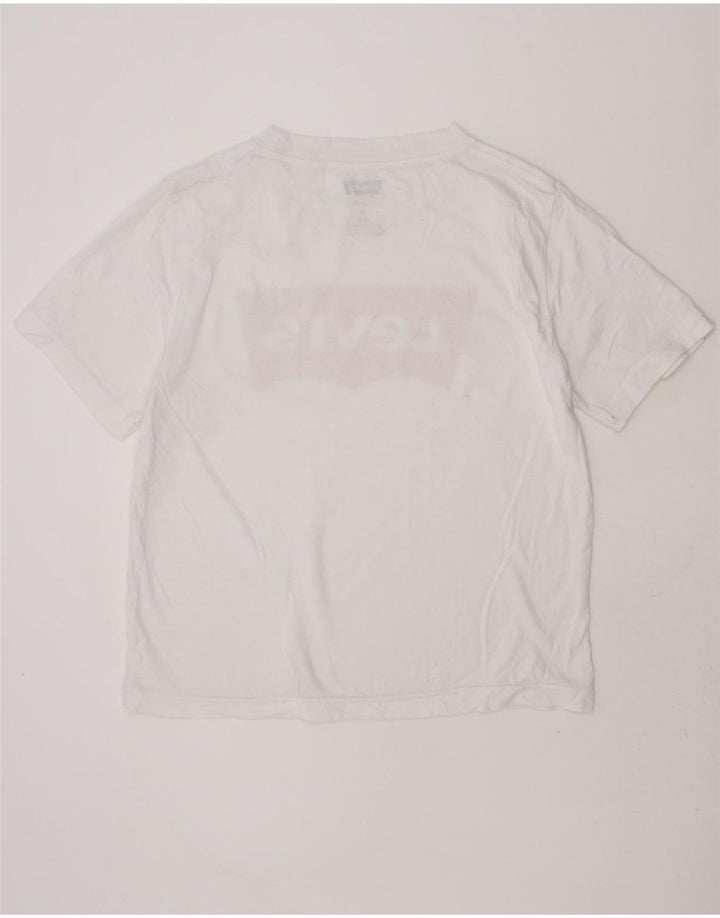 LEVI'S Girls Graphic T-Shirt Top 11-12 Years White Vintage Levi's and Second-Hand Levi's from Messina Hembry 
