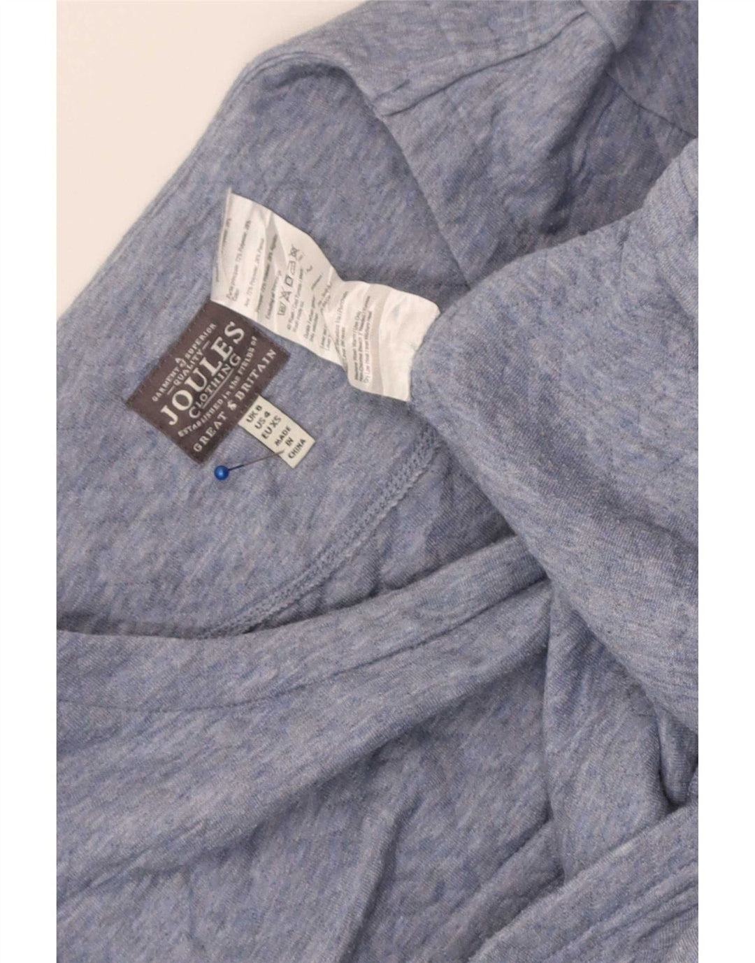 Joules Womens Long Sleeve Shift Dress UK 8 Small Blue Polyester