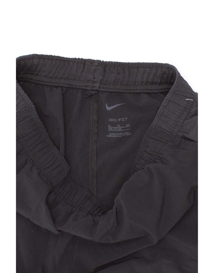 Nike Boys Dri Fit Sport Shorts 13-14 Years XL Black Polyester