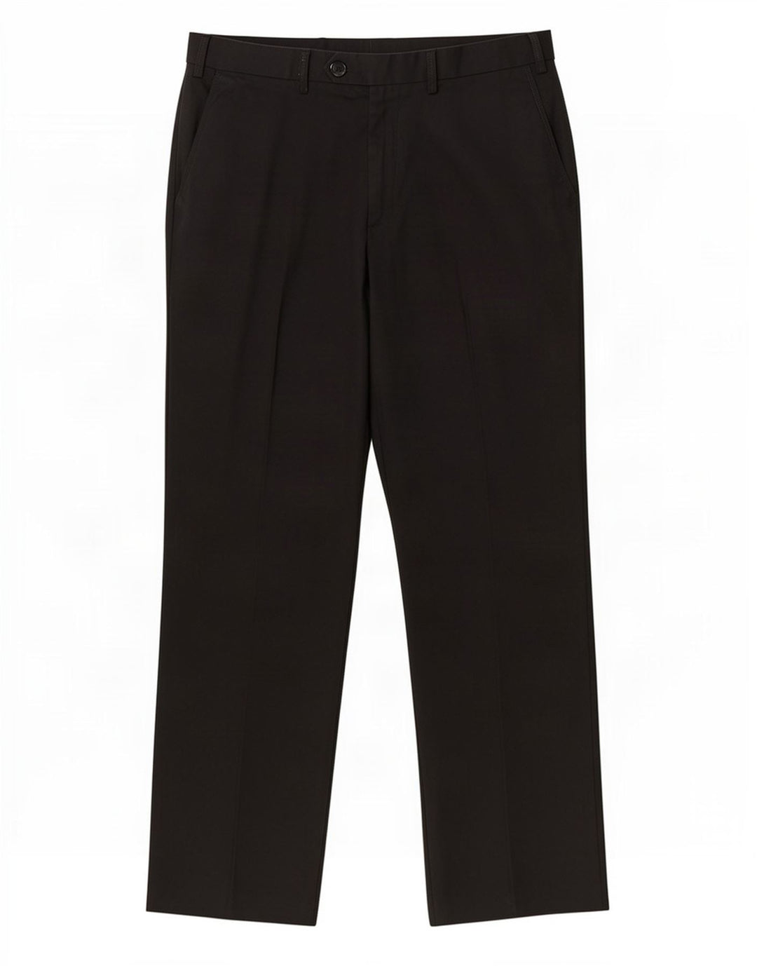 Marks & Spencer Mens Straight Regular Fit Suit Trousers W34 L31 Black Wool