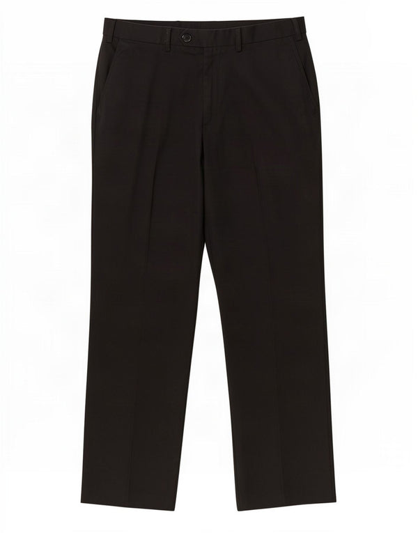 Marks & Spencer Mens Straight Regular Fit Suit Trousers W34 L31 Black Wool