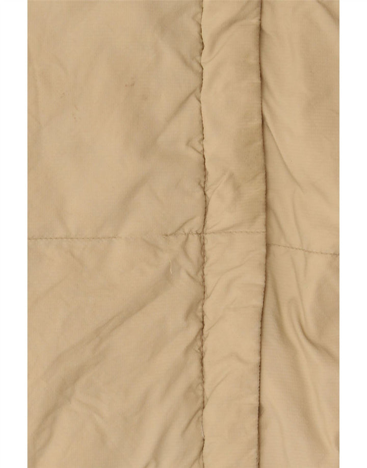 Colmar Womens Hooded Padded Jacket IT 44 Medium Beige Polyester