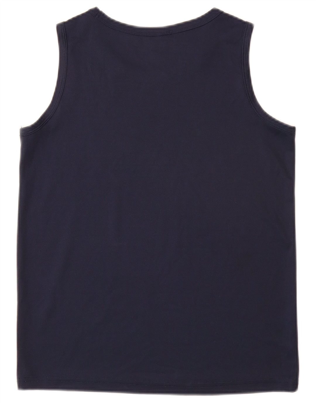 CHAMPION Boys Graphic Vest Top 11-12 Years Large  Navy Blue