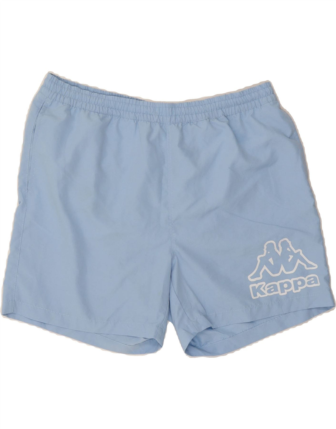 KAPPA Mens Graphic Swimming Shorts 2XL  Blue Polyester Vintage Kappa and Second-Hand Kappa from Messina Hembry 