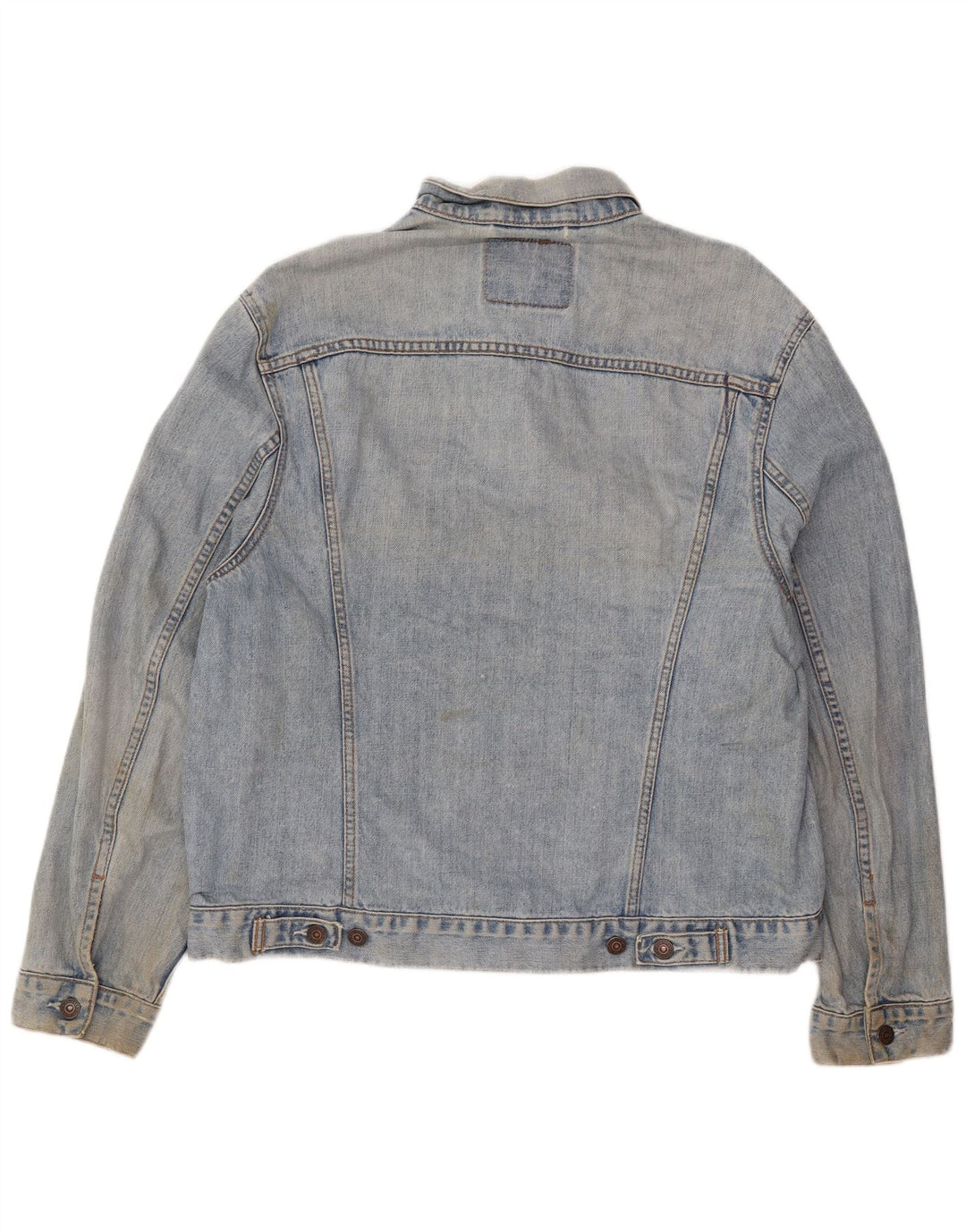 Levi's Mens Denim Jacket UK 40 Large Blue Cotton