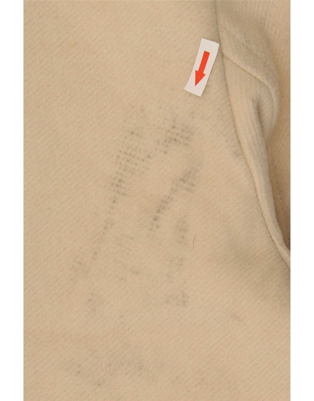 Zara Womens Oversized Overcoat UK 16 Large Beige Polyester
