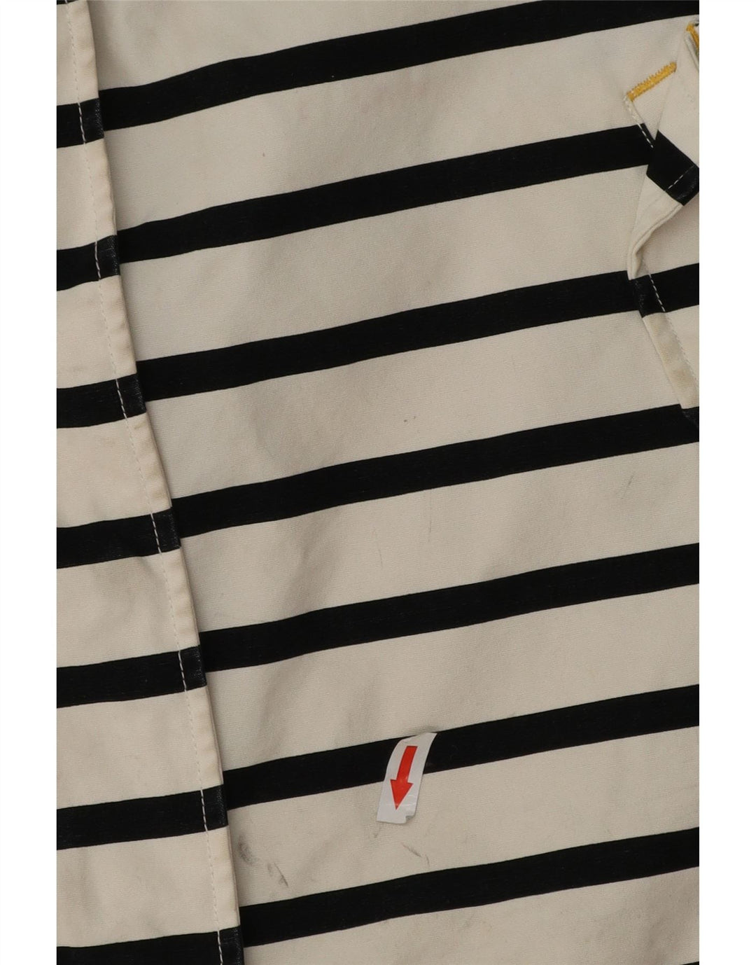 Joules Womens Hooded Oversized Waterproof Jacket UK 18 XL White Striped