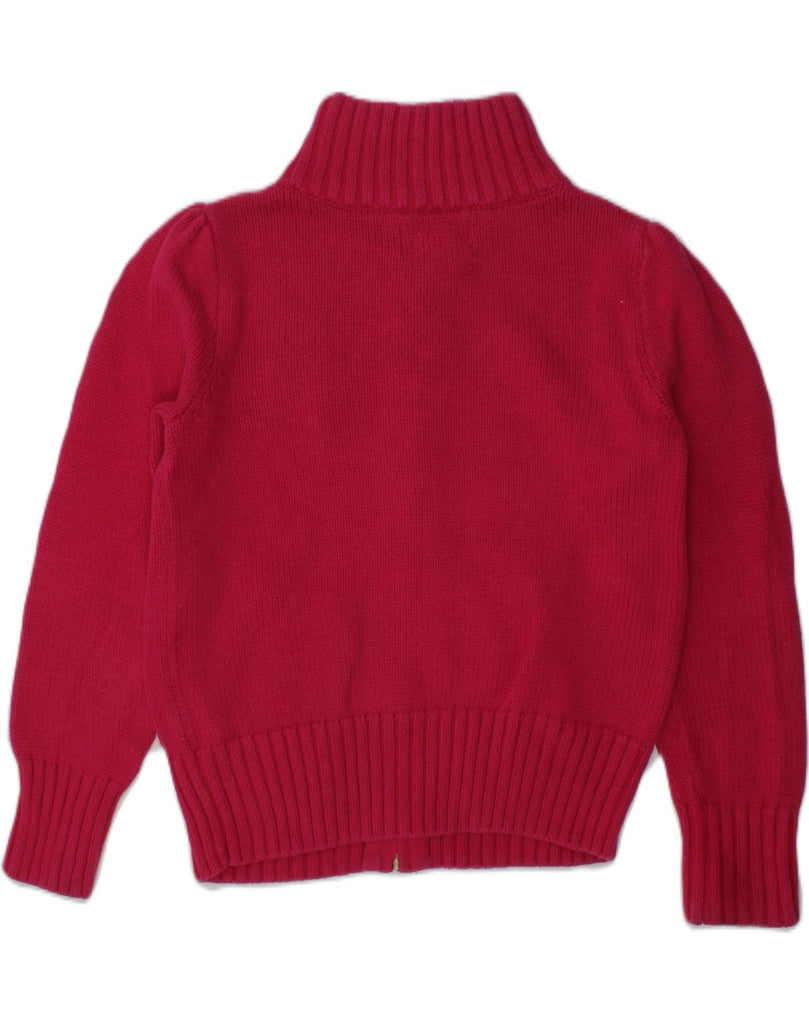 POLO RALPH LAUREN Girls Cardigan Sweater 3-4 Years Red Cotton | Vintage Polo Ralph Lauren | Thrift | Second-Hand Polo Ralph Lauren | Used Clothing | Messina Hembry 