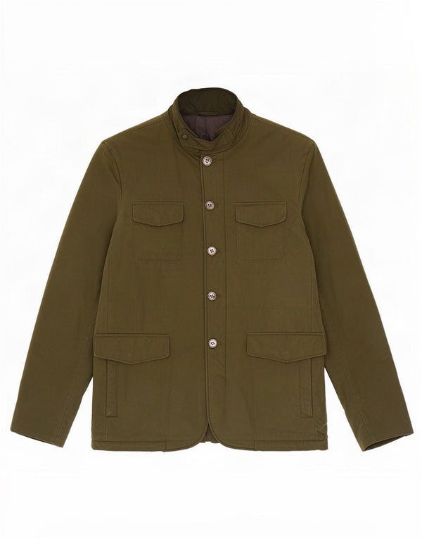 Guess By Marciano Mens Padded Jacket IT 54 2XL Khaki Polyester