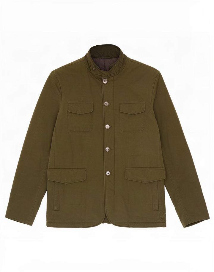 Guess By Marciano Mens Padded Jacket IT 54 2XL Khaki Polyester