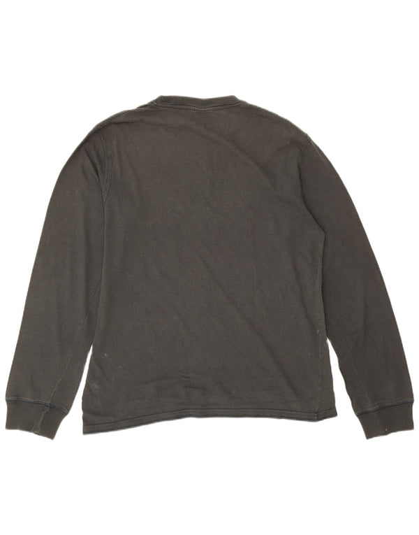 Levi's Mens Graphic Top Long Sleeve Large Grey Cotton