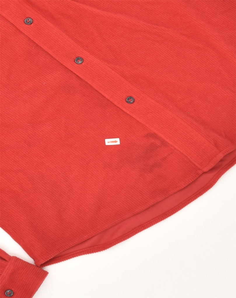 FILA Mens Shirt Medium Red Polyester | Vintage Fila | Thrift | Second-Hand Fila | Used Clothing | Messina Hembry 