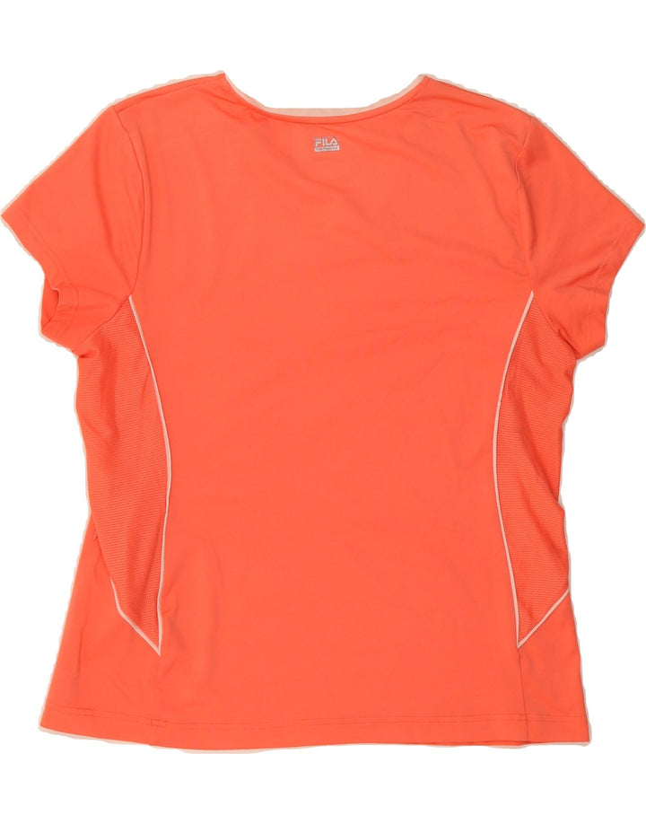 FILA Womens T-Shirt Top UK 18 XL Pink Polyester Vintage Fila and Second-Hand Fila from Messina Hembry 