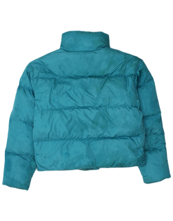 Tommy Hilfiger Womens Oversized Padded Jacket UK 10 Small Blue Polyamide