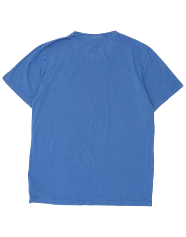 Canterbury Mens Graphic T-Shirt Top Large Blue Cotton