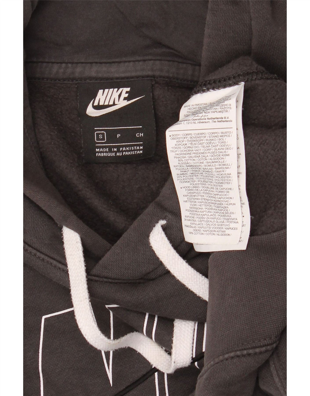 Nike Mens Graphic Sweatshirt Jumper Small Grey