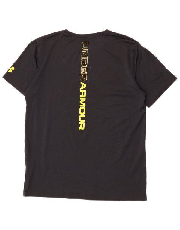 Under Armour Boys Batman Graphic T-Shirt Top 13-14 Years XL Black Polyester
