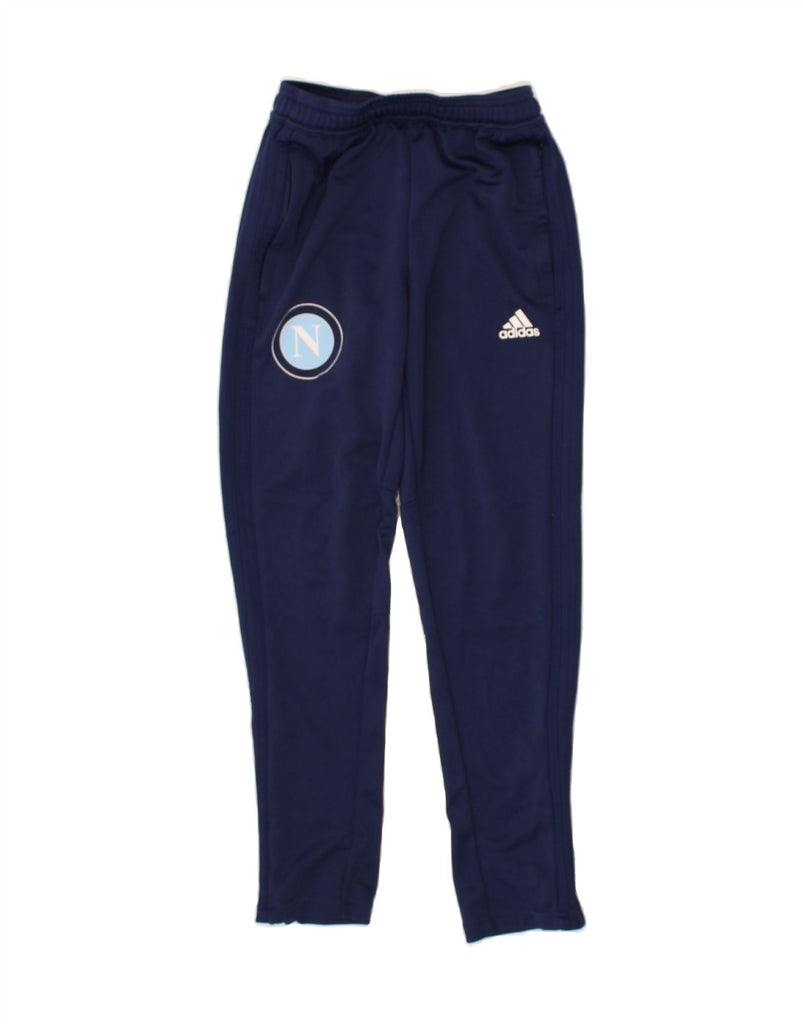 ADIDAS Boys Climacool Graphic Tracksuit Trousers 11-12 Years Navy Blue | Vintage Adidas | Thrift | Second-Hand Adidas | Used Clothing | Messina Hembry 