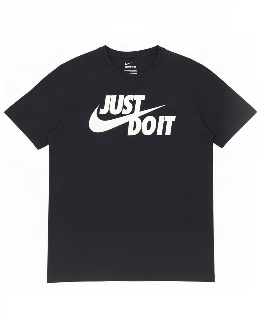 Nike Mens Graphic T-Shirt Top Medium Black Cotton