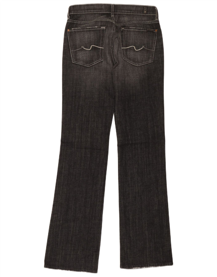 7 For All Mankind Womens Bootcut Jeans W31 L36 Grey Cotton