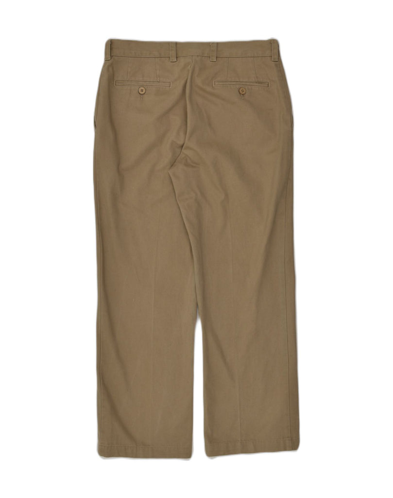 DKNY Mens Straight Chino Trousers W30 L27 Brown Cotton | Vintage Dkny | Thrift | Second-Hand Dkny | Used Clothing | Messina Hembry 